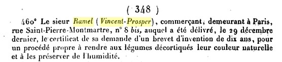 Extrait de la page 348 du Bulletin des lois du Royaume de Françe et de la République Française de 1844.