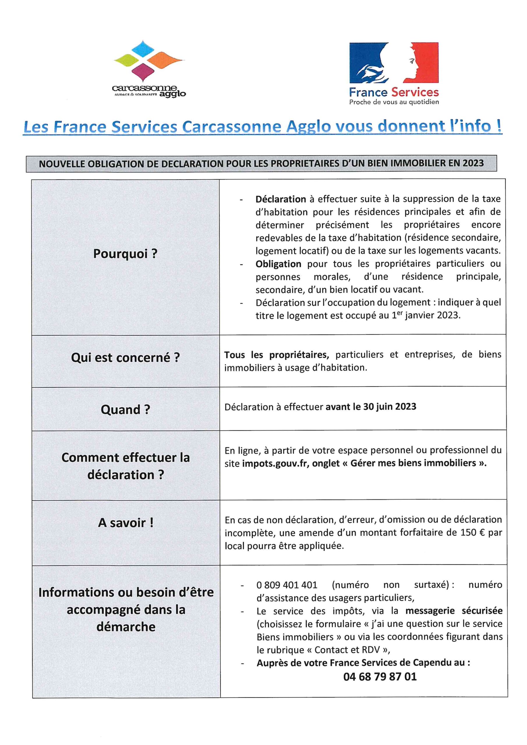 Nouvelle Obligation De D Claration Pour Les Propri Taires Dun Bien Immobilier En Floure